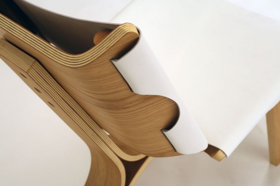 Contemporary Chair Design called Kurven Chair by Cody Stonerock