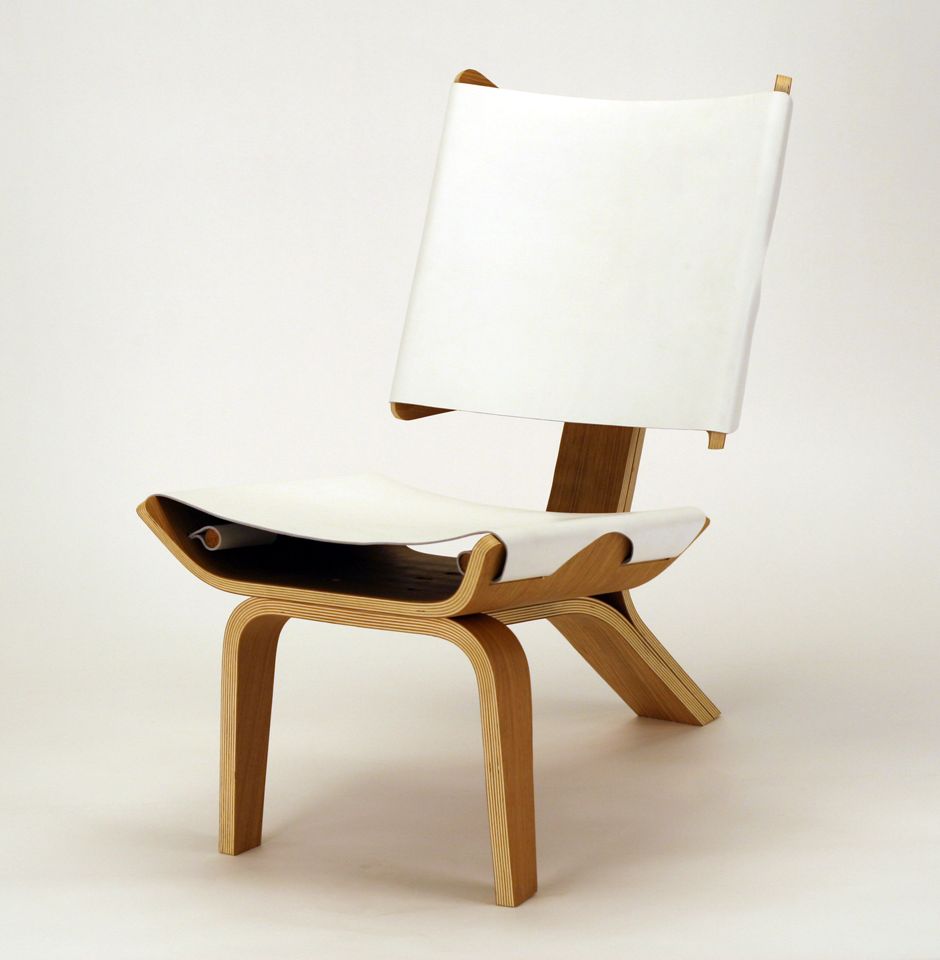 Contemporary Chair Design called Kurven Chair by Cody Stonerock