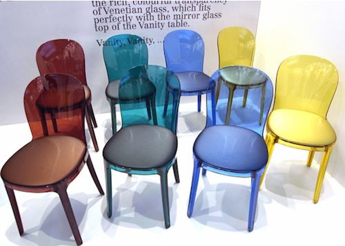 At Milan Design Week 2010 : MAGIS Murano Vanity Chair and Table