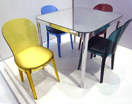 At Milan Design Week 2010 : MAGIS Murano Vanity Chair and Table