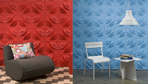 Paperforms 3D Recycled Wallpaper  Modules By Jaime Salm