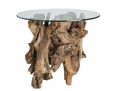 Driftwood End Table From Crate and Barrel