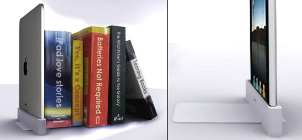 Using Ipad as a Stylish Bookend