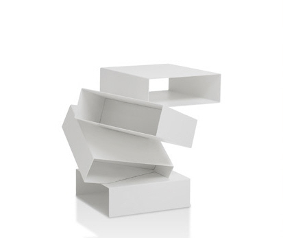 Cool Balancing Boxes Bedside Table from Porro Furniture