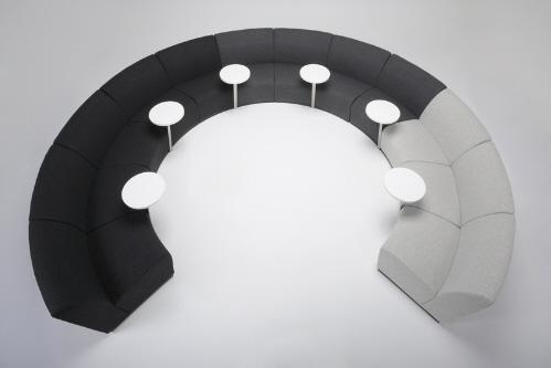 Round Furniture Arrangements for Offices and Public Spaces