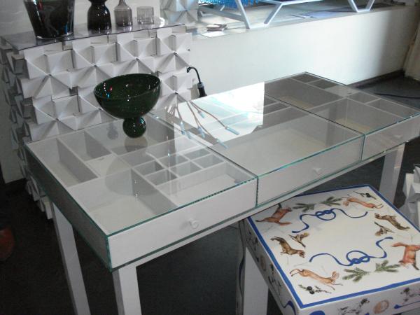Table with Transparent Drawers, Milan 2010