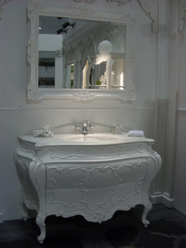 Royal Bathroom Cabinet and Mirror, Milan 2010