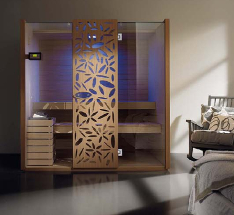 Finnish Sauna Design by Effegibi - new Sky decorative sauna