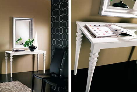 Modern Extendable Table - Contemporary 3-in-1 Console Table by Ozzio