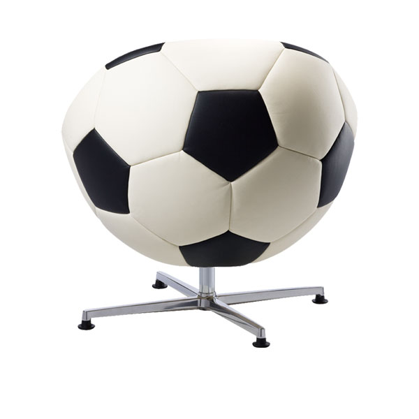Leather Soccer Armchair by Paolo Lillus for all World Cup Fans