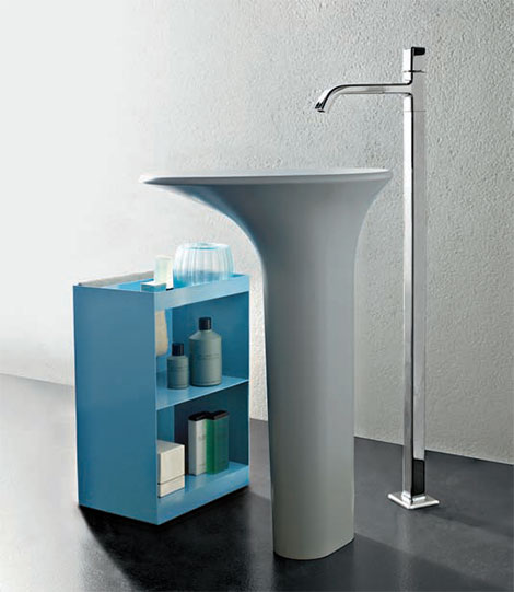 Timeless Chrome Faucets by Zucchetti Kos Faraway Bathroom Collection