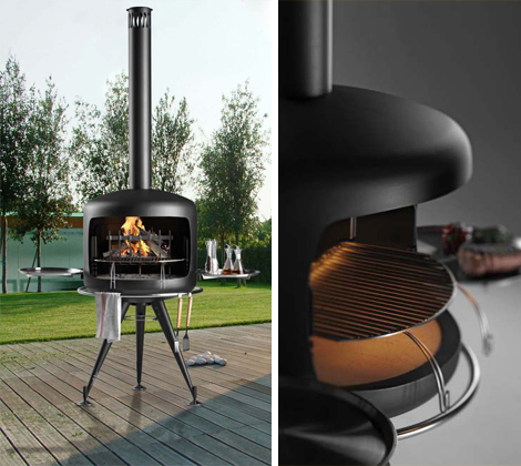 Designer Barbeques – Apis barbecue by Metalco