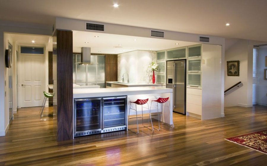 Practical and Attractive Kitchen from Sublime Cabinet Design