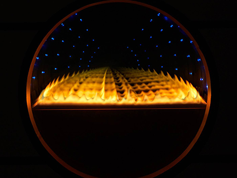 Futuristic Fireplace Solaris by Heat & Glo