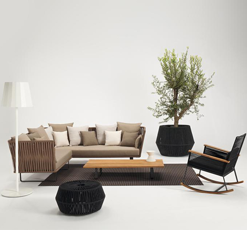 Modular Patio Furniture by Kettal - new Bitta weatherproof furniture with aluminium frames