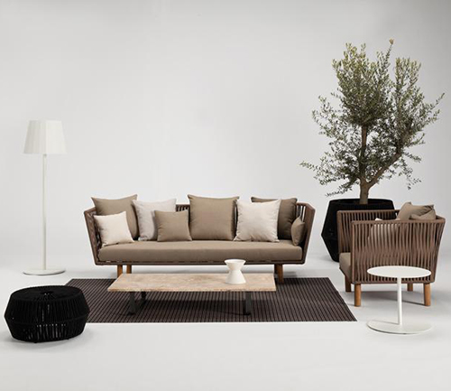 Modular Patio Furniture by Kettal - new Bitta weatherproof furniture with aluminium frames